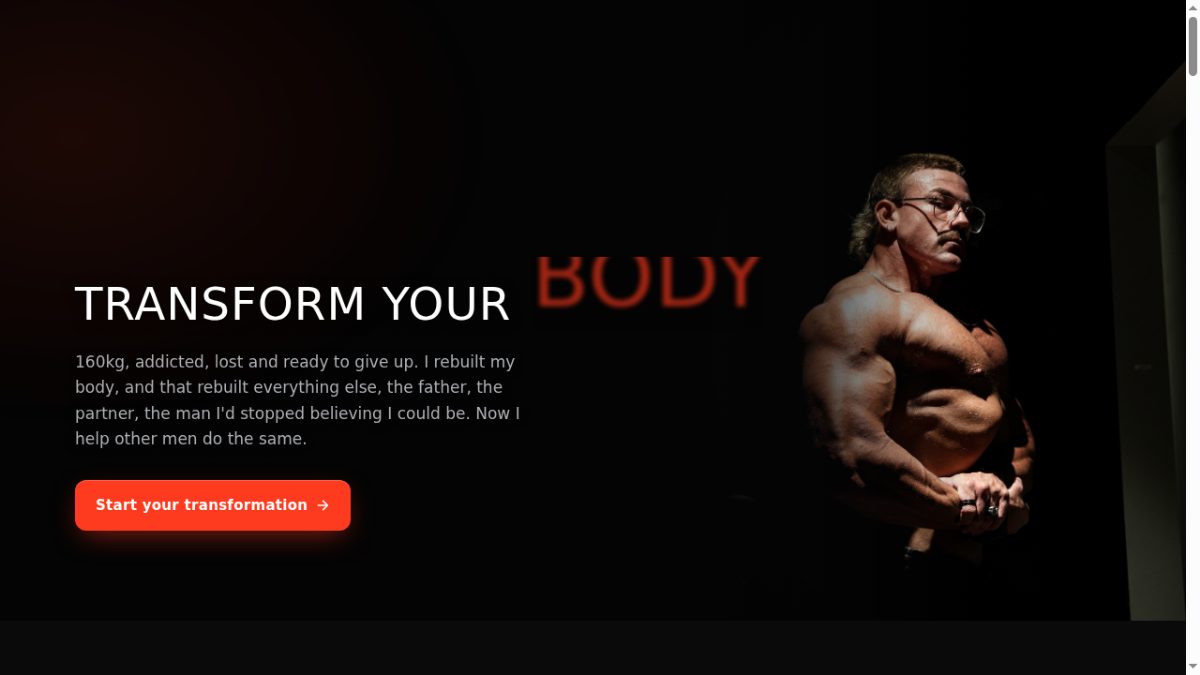 KBar Coaching website screenshot